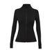 Women's Slim Fit Polka Dot Jacket Waist Defining Running Outdoor Yoga Wear Nude Feel Top In Stock_ecoleips.com