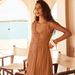 Aria Basics Aria Basics Cross-border Women's New Seaside Casual Suspender European And American Style Dress, High-end French Resort Dress_ecoleips.com