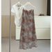 Retro Gold Leopard Print Midi Skirt High End Slimming Fishtail A-Line Flowing Bodycon Long Skirt for New Summer Style Women_ecoleips.com