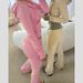 Women's Clothing Contrast Waist Stitching Flared Knitted Sweatpants Slim Fit Fitness Pants Casual Trousers_ecoleips.com