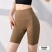 High Waist Nude Yoga Shorts Women's Sports Hip Lift Pants No Embarrassing Line For Fitness And Exercise_ecoleips.com