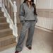 DiYun European American Sports Style Long-Sleeve Sweatshirt And Sweatpants Set For Women 2025 Fall/Winter_ecoleips.com