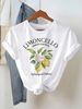 Women's Clothing Short Sleeved T Shirt Summer Cartoon Printing Design Loose Top_ecoleips.com