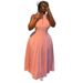 Elegant Striped High-Waisted A-Line Dress With Belt & Notched Collar – Sleeveless Summer Dress For Women_ecoleips.com