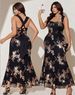 Curvy Women Sparkly Sequin Embroidery Midi Maxi Dress, Bodycon Pencil Long Gown For Wedding Guest Party Birthday Christmas Night Date Autumn Winter_ecoleips.com