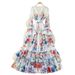Women's French Style Floral Print Dress V Neck Long Sleeve Fitted Waist A Line Skirt Elegant Long Dress For Commuting Spring_ecoleips.com