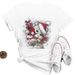 Merry Christmas Tree Santa Claus Short Sleeve Trendy Women's Letter Print Plus Size T-Shirt Summer_ecoleips.com