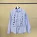 Women's Unique Woven Striped Shirt Loose Fit Slimming Trendy Long Sleeved Top Versatile New Spring Summer Style_ecoleips.com