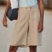 Women's Cotton Blend Casual Trousers with Pocket Solid Color Bottoms_ecoleips.com