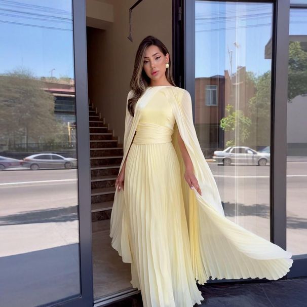 Women's Clothing Summer New Solid Color Waist Celebrity Style Elegant Long Evening Dress For Women_ecoleips.com