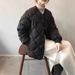 Women's Clothing Short Down Cotton Jacket Women's Short Puffer Jacket Winter Lightweight Quilted Coat Slim Fit Casual Outerwear In White Black Coffee_ecoleips.com