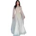 Elegant Long Sleeved Maxi Dress For Women Autumn Fashion Design Polyester Evening Dress_ecoleips.com