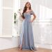 Off The Shoulder Chiffon Bridesmaid Dress Sexy Evening Gown With Lace Fishtail Hem Fitted Floor Length Women's Party Wear_ecoleips.com