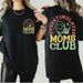 Overstimulated Moms Club Print Women T-shirts Funny Mama T-shirts For Women Casual Graphic Design Pullover T-shirt Short Sleeve_ecoleips.com