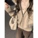 Korean-style Pure Alluring Lace V-neck Long-sleeve Base Shirt For Women, Autumn Design, Niche And Warm Inner Top_ecoleips.com