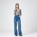 High-quality Vintage Straight-leg Jeans For Women, 2025 Spring New Style, High-waisted, Loose, Wide-leg, Four-way_ecoleips.com