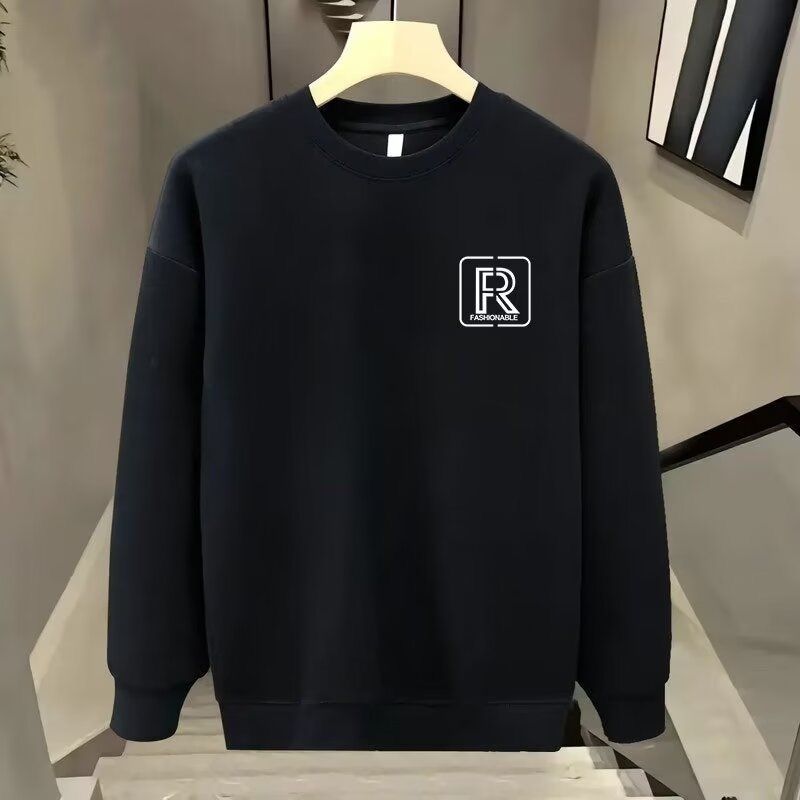 FW25 Matching Couple Cotton Crew Neck Sweatshirt - His & Hers_ecoleips.com