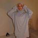 Modest Abaya Dress Elegant Modest Dress Set – Round Neck Hijab Tunic & Pencil Skirt With Stretch Polyester For Sophisticated Women_ecoleips.com