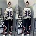 Women's Clothing Summer Style Fashion Set Loose Fitting Color Blocked Short Sleeved Top With Wide Leg Pants Casual Two Piece Women's Clothing_ecoleips.com