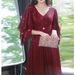 Women’s Clothing Grand Choir Dress Noble Gold French Light Luxury High End Niche Performance Host Banquet Temperament Dress_ecoleips.com