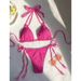 Women's Clothing Women's Sexy Bikini Swimsuit Set Two Piece Cross Strap Quick-Dry Polyester, Modest Coverage Beach & Pool Ready_ecoleips.com