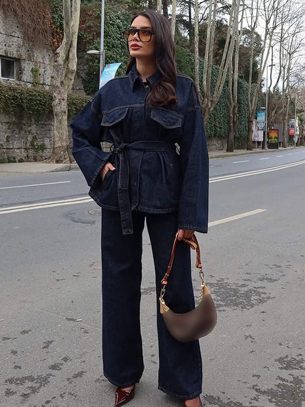 Women's Clothing Popular Fashion Casual Retro And Versatile Suit_ecoleips.com