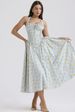 2026 New Summer Slim-fit Suspender Dress, European And American Fashion Printed Neck Lace Dress_ecoleips.com