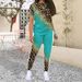 Women's Clothing Summer New Fashion Color Gradient Short Grapefruit T Suit_ecoleips.com