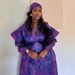 Women's Clothing Muslim Jacquard Loose Fitting Long Robe Large Size Dress Headscarf_ecoleips.com