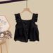 Women's Clothing Large Size Gentle Outfit For Women New Style Niche Simple Square Collar Versatile Top High Waist Denim Skirt Two Piece Suit_ecoleips.com