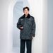 girl Girl Workwear Thickened Security Cotton Jacket Cold-Proof Clothing Winter Multi-Functional Mid-Length Coat_ecoleips.com