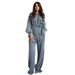 2027 High Quality Fashion European-USA Style Elegant Demeanor Women Casual Denim Suits S-3XL_ecoleips.com