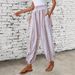 Boho Print High-Waisted Palazzo Pants – Flowy Ethnic Pattern Trousers For Women (Multi-Color, Floral Designs 1-6)_ecoleips.com