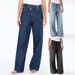 European And American Jeans For Women Casual Straight Pants Cross Border Wholesale_ecoleips.com