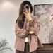 girl Foreign Trade Big Brand Women's Clothing Retro Jacquard Jacket Short Winter Chinese Style Button Padded Warm Cotton Coat_ecoleips.com
