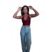 Women's Summer Fashion Hot Girl Tie-Up Inner Strapless Short Vest Top New Clothing_ecoleips.com