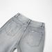 Women's Gray Wide-leg Jeans, 2026 Spring New Style, High-waisted, Casual, Loose, Drapey, Straight-leg, Elegant For_ecoleips.com
