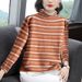 For Autumn And Winter, This Slimming, High-Necked Women's Long-Sleeved T-Shirt Made Of Premium Wool Fabric Offers A Styl_ecoleips.com