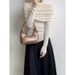 Aria Basics Aria Basics Top For Women, Autumn Design Sweater, Elegant Off-Shoulder Unique Inner Wear, Knitted Wool Base Shirt Sweater_ecoleips.com