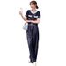 European Tencel Denim Matching For Women 2025 Spring Summer New Style Elegant Slimming Casual Wide-Leg Pants Two-Piece_ecoleips.com