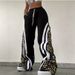 Women's High Waist Straight Leg Pants Animal Print Casual Trousers Streetwear Fashion Comfort Fit_ecoleips.com
