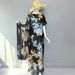 Live Streaming Hot Selling Muslim Robe Fashion Print Simple Versatile Spring Summer Dress Two-Piece Set Wholesale_ecoleips.com