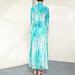 Verve Muslim Pleated New Fashionable Elastic Printed Top Stylish Slimming Skirt Two-Piece Set_ecoleips.com