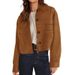 Women's Short Fashion Casual Jacket Faux Suede Autumn Winter New 2025 European American Cross Border Trade_ecoleips.com