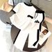 Women's Fashion Two Piece Set Round Neck Short Sleeve T-Shirt With Drawstring Pants Print Spring/Autumn Summer_ecoleips.com
