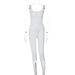 Women's Fashion 2025 Winter New Hot Girl Chest Tie Tank Top Slim Fit Solid Color Shorts Set Wholesale_ecoleips.com