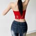 European American Style 2025 Summer New Sweet And Spicy Women's Clothing, Solid Color Slim-fit Street Fashion_ecoleips.com