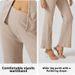 Slimming Height Enhancing Ribbed Sweatpants For Women Loose Fitting Straight Leg Wide Leg Pants Draped Slightly Flared Design Casual Sportswear_ecoleips.com