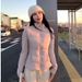 Women’s Slim-Fit Down Jacket – 91-95% White Duck Feather Fill, Lightweight Yoga & Outdoor Coat (3 Neutral Tones, Mid-Length)_ecoleips.com
