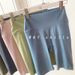 Women's Clothing Lulu Same Style Five Point Yoga Pants Women's Summer High Elastic Nude Cycling Pants No Embarrassment Slim Fitness Sports Shorts_ecoleips.com